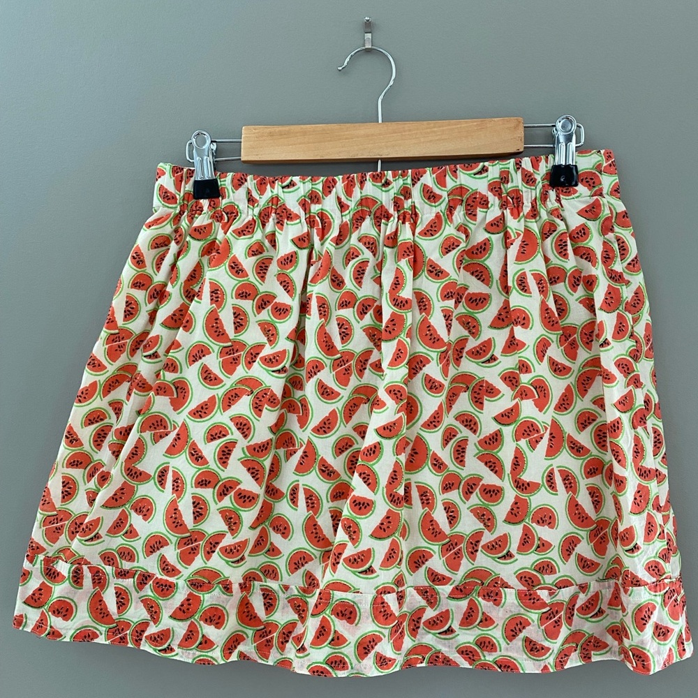 Women’s J.Crew watermelon print skirt small